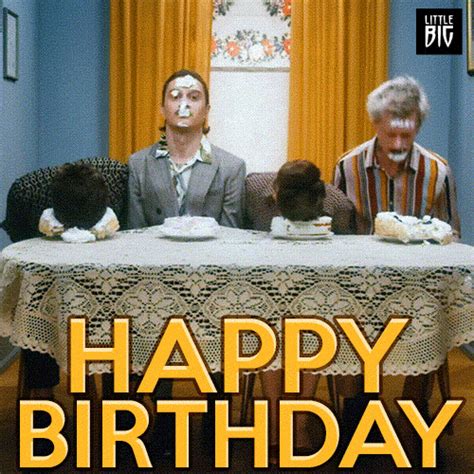 Celebrate your loved one's special day with colorful happy birthday wishes. . Birthday gif funny for her